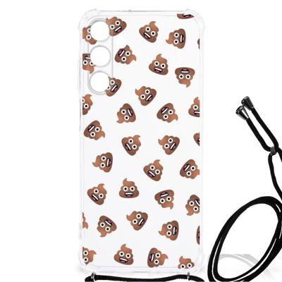 Doorzichtige Silicone Hoesje voor Samsung Galaxy A25 Poep Emojis Doorzichtige Silicone Hoesje voor Samsung Galaxy A25 Poep Emojis