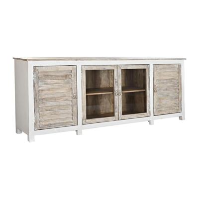 Dressoir DKD Home Decor Wit Natuurlijk Lichtbruin Mangohout 210 x 40 x 82 cm
