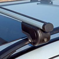 Twinny Load Dakdragerset 124 cm aluminium zilver - thumbnail