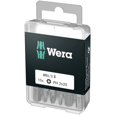 Wera 851/1 Z Bits Phillips, PH 3 x 25 mm (10 Bits pro Box) - 1 stuk(s) - 05072402001