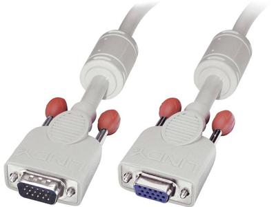LINE VGA-verlengkabel, lichtgrijs, 2 m