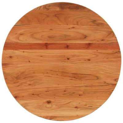 Tafelblad rond 90x3,8 cm massief acaciahout Tafelblad rond 90x3,8 cm massief acaciahout