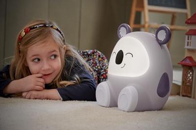 Lichtluidspreker & nachtlampje - BIGBEN - Koala - Bluetooth 5.0, 15W, Verstelbaar nachtlampje, Timer, USB-C batterij