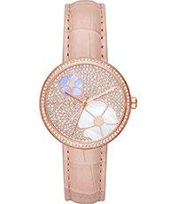 Horlogeband Michael Kors MK2718 Leder Rosé 18mm