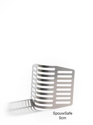 Spouwsafe achtervoegrooster rvs 5cm
