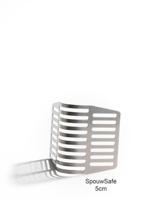 Spouwsafe achtervoegrooster rvs 5cm - thumbnail
