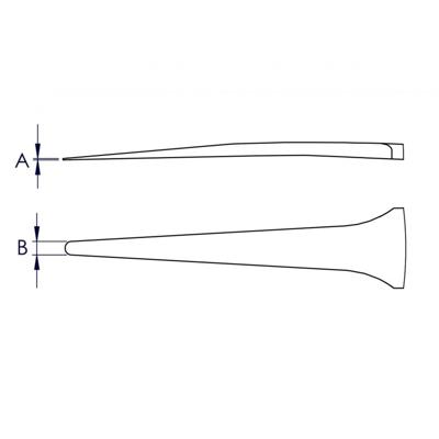 Knipex Precisie-Pincet | 120 mm Lengte - 92 51 01 Knipex Precisie-Pincet | 120 mm Lengte - 92 51 01