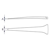 Knipex Precisie-Pincet | 120 mm Lengte - 92 51 01 - thumbnail