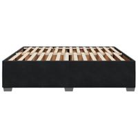 Bedframe zonder matras 180x200 cm fluweel zwart - thumbnail