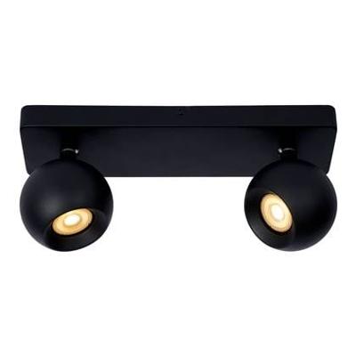 Lucide FAVORI - Plafondspot - 2xGU10 - Zwart