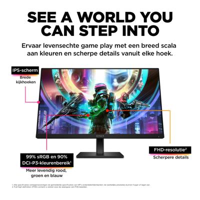 HP OMEN by 24 - LED-display - Full HD (1080p) - 24 inch
