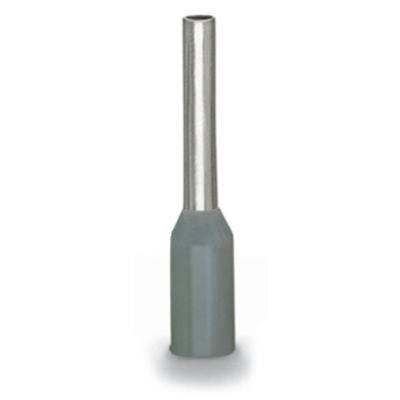 WAGO 216-222 Adereindhulzen 0.75 mm² Deels geïsoleerd Grijs 1000 stuk(s)