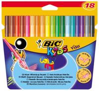BIC visa color kleurstiften, lijndikte 3 mm, donkerblauw, 12 stuk/ 1 doos - thumbnail