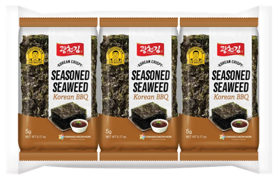 Zeewier snack bbq 3x5gram 15 Gram