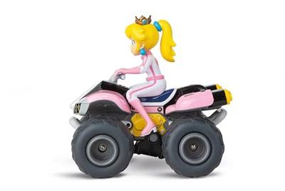 Quad Peach afstandsbedieningsauto, 2,4 GHz, schaal 1:20, CARRERA Mario Kart, vanaf 6 jaar