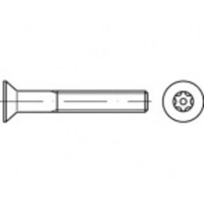 TOOLCRAFT TO-5380332 Veiligheidsschroeven M8 25 mm Binnen-T 88117 RVS A2 100 stuk(s)