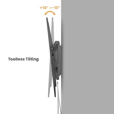 VALUE TV muurbeugel, 80 mm afstand tot de muur, kantelbaar, <304,8cm/120, <120kg