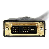 StarTech.com HDMI® naar DVI-D kabel 2m (mannelijk/mannelijk) - HDMI/DVI adapterkabel met vergulde contacten - HDMI/DVI videokabel zwart - thumbnail