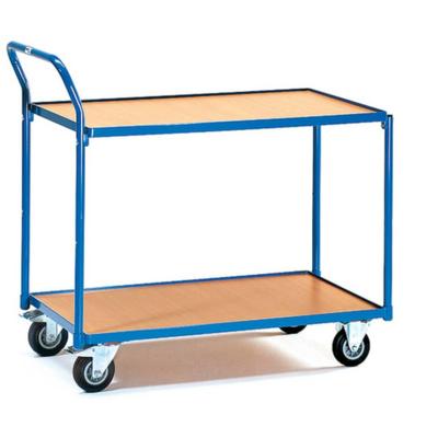 Fetra 2742 Tafelwagen Staal Poedercoating Laadvermogen (max.): 250 kg Stralend blauw (RAL 5007) Fetra 2742 Tafelwagen Staal Poedercoating Laadvermogen (max.): 250 kg Stralend blauw (RAL 5007)