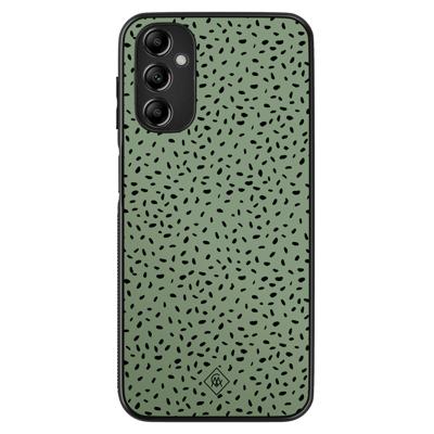 Samsung Galaxy A14 hoesje - Green confetti Samsung Galaxy A14 hoesje - Green confetti