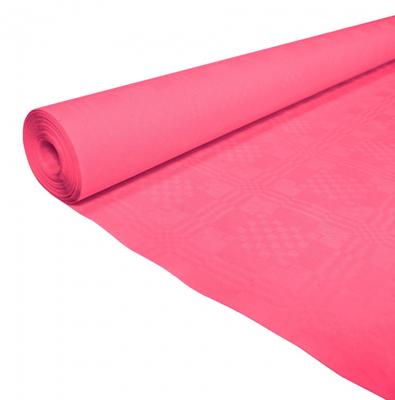 Papieren Tafelkleed Hot Pink (1,19x8m)