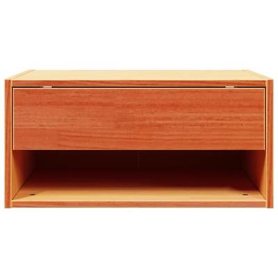 Nachtkastje 2 pcs Wasbruin 50 x 32,5 x 24 cm Massief grenenhout