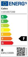 LED volglas Filament Standaardlamp 220-240V 7,5W 806lm E27 A60 Goud 2100K Dimbaar Calex - Calex - thumbnail