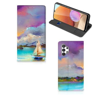 Bookcase Samsung Galaxy A32 4G | A32 5G Enterprise Editie Boat Bookcase Samsung Galaxy A32 4G | A32 5G Enterprise Editie Boat