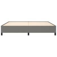 Bedframe zonder matras stof donkergrijs 200x200 cm - thumbnail