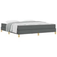 Boxspring bed Taupe, Bruin 180 x 200 cm Stof, Engineered Hout - thumbnail