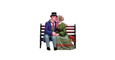 Lemax the kiss kerstdorp figuur type 3 Caddington Village 2007