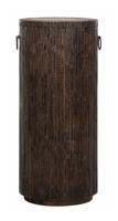 MUST Living Zuil 'Stripe' Teakhout, 80cm hoog - thumbnail