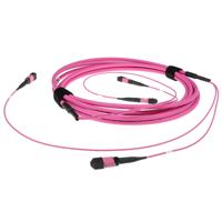 ACT DC5216 Glasvezel Patchkabel 50/125 OM4(OM3) Polarity A Trunkkabel MTP/MPO Female - 100 meter - thumbnail