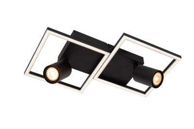 Lucide ARIANNE - Plafonnière - LED - 2xGeïntegreerde LED - 2xGU10 - CCT - Zwart Lucide ARIANNE - Plafonnière - LED - 2xGeïntegreerde LED - 2xGU10 - CCT - Zwart