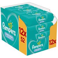 Pampers Fresh Clean vochtige doekjes, doos van 12 x 52 stuks - thumbnail