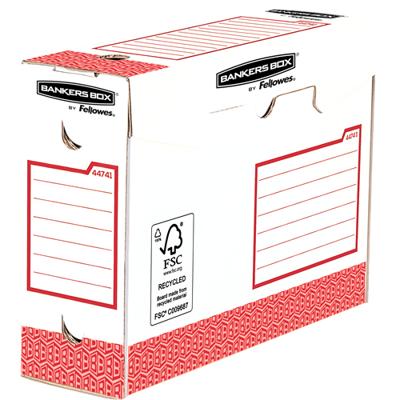 Bankers Box basic archiefdoos heavy duty, ft 9,5 x 24,5 x 33 cm, rood, pak van 20 stuks Bankers Box basic archiefdoos heavy duty, ft 9,5 x 24,5 x 33 cm, rood, pak van 20 stuks
