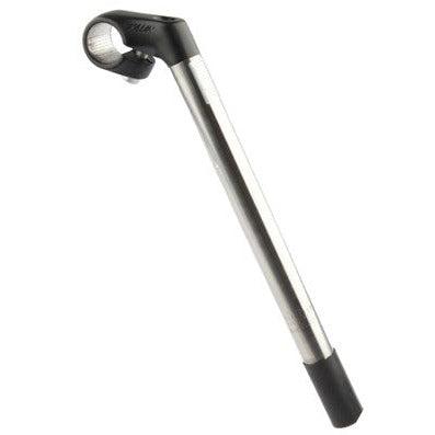Buzaglo Primax e stuurpen ø22.2/25.4 l=280 mm. rvs zilver/mat zwart