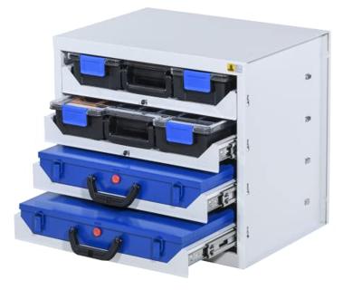 Allit 455805 Behuizing voor ladesysteem EuroPlus Depot M (b x h x d) 380 x 465 x 505 mm Grijs 1 stuk(s)