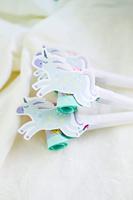 Folat BV Roltongen unicorns & rainbows, 6st. - thumbnail