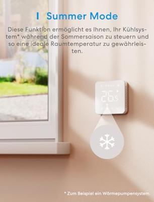 MEROSS MTS200W Smart Wi-Fi Thermostat for Boiler/Water Heating System verwarmingsthermostaat