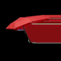 Senz Mini Automatic Paraplu PASSION RED - thumbnail