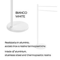 Handdoekhouder Sapho White Line Vrijstaand 89 cm Wit Sapho - thumbnail