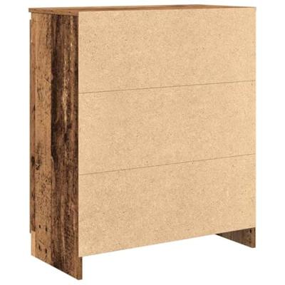Dressoir met lades 71x35x84 cm spaanplaat hout oud hout Dressoir met lades 71x35x84 cm spaanplaat hout oud hout