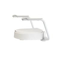 Toiletverhoger Etac Hi-Loo Vastgemonteerd met Armsteunen 10 cm Wit Etac - thumbnail