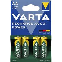 Batterij oplaadbaar Varta 4xAA 2600mAh ready2use - thumbnail
