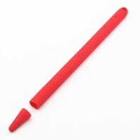 Stylus pen silica gel schokbestendige beschermhoes voor Apple pencil 2 (rood) - thumbnail