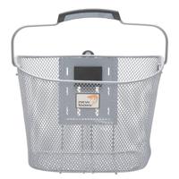 New Fietsmand toscane smartlock voor 19 liter zilver - thumbnail