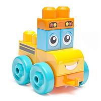 Mattel Mega bloks 1-2-3 tel bus met diverse blokken met cijfers - thumbnail