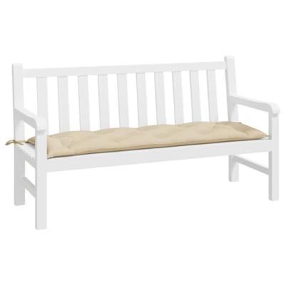 Tuinbankkussen 150x50x7 cm oxford stof beige