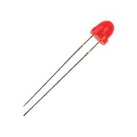 Kingbright Bedrade LED Rood Rond 5 mm 20 mcd 60 ° 30 mA 2 V - thumbnail